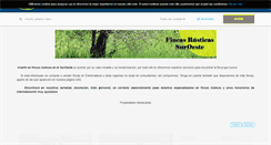 Desktop Screenshot of fincasrusticassuroeste.com