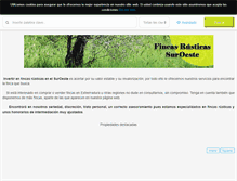 Tablet Screenshot of fincasrusticassuroeste.com